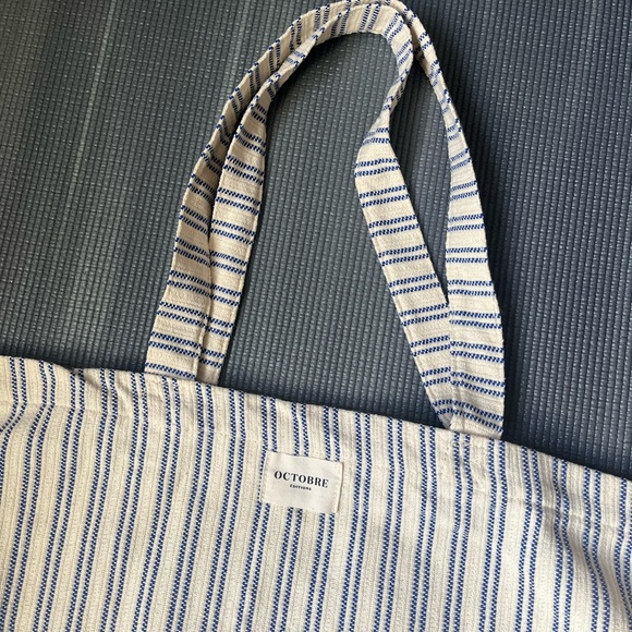 Octobre Striped Tote Bag - Picture 2 of 2